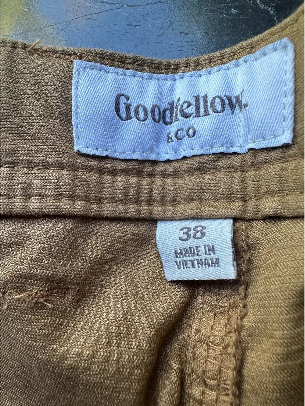 Goodfellow & Co NWT Tan Cargo Shorts 38